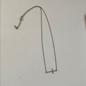 Silver Cross Necklace